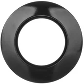 Klawisze i ramki - Hager Polo sp. z o.o. Berker 1930 Ramka pojedyncza okrągła czarna 138101 - miniaturka - grafika 1