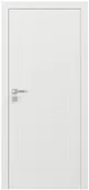 Drzwi wewnętrzne - Porta Skrzydło drzwiowe pełne bezprzylgowe Vector V Białe 60 prawe - miniaturka - grafika 1