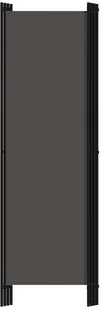 vidaXL Parawan 4-panelowy, antracytowy, 200 x 180 cm vidaXL - Parawany - miniaturka - grafika 4