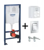 Stelaże i zestawy podtynkowe do WC - Grohe Rapid SL 3w1 Stelaż podtynkowy WC + przycisk spłukujący + wsporniki 39501000 - miniaturka - grafika 1