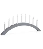 Oświetlenie świąteczne - Markslojd Świecznik stołowy szary ATLE 705811 705811 - miniaturka - grafika 1