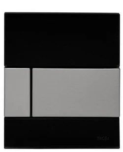 TECE Square przycisk spłukujący ze szkła do pisuaru - Szkło czarne/przyciski sta - Przyciski spłukujące - miniaturka - grafika 2