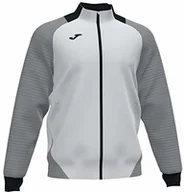 Kurtki i kamizelki sportowe męskie - Joma Joma Męska kurtka Essential II i kamizelka Cabal. biały i czarny 3XS 101535.201 - miniaturka - grafika 1
