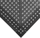 Wycieraczki - Coba Mata Antypoślizgowa Pod Prysznic Flexi-Deck Czarny 0.3M X 0.3M (Zestaw 9 Sztuk) - miniaturka - grafika 1