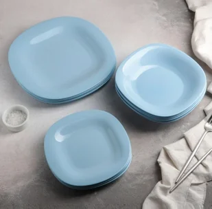 Serwis Obiadowy 18-El Carine Light Blue Luminarc - Serwisy obiadowe - miniaturka - grafika 2