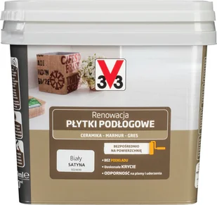 V33 Farba renowacyjna Płytki Podłogowe 0 75 l ziemia Afryki - Farby do metalu - miniaturka - grafika 2