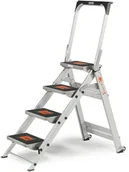Drabiny - AJ Drabina składana 4 stopnie 90265 - miniaturka - grafika 1