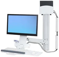 Uchwyty do telewizora - Ergotron StyleView Sit-Stand Combo System with Small CPU Holder 45-273-216 - miniaturka - grafika 1