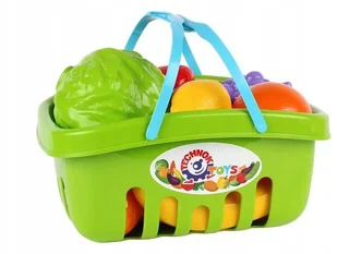 Koszyk Sklepowy Na Zakupy Warzywa Spożywczy - Zabawki AGD - miniaturka - grafika 2