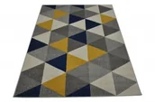 Dywany - Tapiso DYWAN NOWOCZESNY LAZUR 160x220cm SZARY/NIEBIESKI/ŻÓŁTY C940B AA33-4610A_U - miniaturka - grafika 1