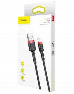 Baseus Kabel CALKLF-C19 Lightning M USB 20 M 2m kolor czarno-czerwony - Kable USB - miniaturka - grafika 11