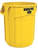 Pojemniki biurowe - Rubbermaid Commercial Products Rubbermaid BRUTE Container, żółty FG262000YEL - miniaturka - grafika 1