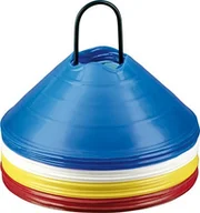 Piłka nożna - Derbystar Derby Star znaczniki kapelusików zestaw  czerwony, niebieski, żółty, biały, wielokolorowa 5057000000 - miniaturka - grafika 1