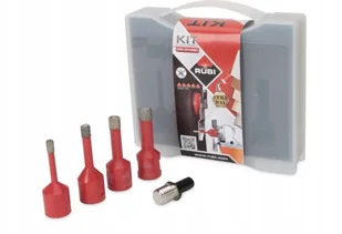 RUBI Zestaw do wiercenia na sucho 4 szt - Akcesoria do elektronarzędzi - miniaturka - grafika 5