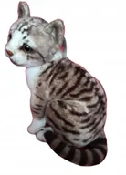 Maskotki i pluszaki - Maskotka Pluszowy Kot szary Pluszak Kotek 28 cm - miniaturka - grafika 1