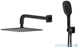 Omnires Sacramento system prysznicowy podtynkowy czarny mat SYSSC10BL - Baterie podtynkowe - miniaturka - grafika 3