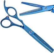 Nożyczki fryzjerskie - Gepard Degażówki Fryzjerskie Do Strzyżenia Włosów 5,5 NEONIX N879 - miniaturka - grafika 1