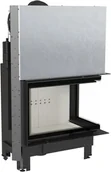 Kominki wolnostojące - Kratki.pl Marek Bal Kominek MBA prawy 17 kW  200 Gilotyna Szyba gięta MBA/P/BS/G/SG - miniaturka - grafika 1