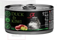 Mokra karma dla psów - Alpha Spirit mokra kaczka z kiwi 150g - miniaturka - grafika 1