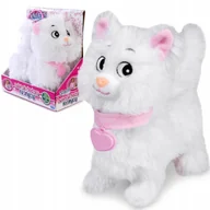 Zabawki interaktywne dla dzieci - Natalia Interaktywny Kotek Chodzący Na Smyczy Kot - miniaturka - grafika 1