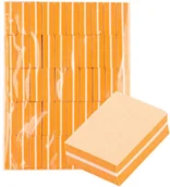 Pozostałe akcesoria kosmetyczne - ACTIVESHOP MINI BLOK POMARAŃCZOWY 50 SZT. PRC AS_131030 - miniaturka - grafika 1
