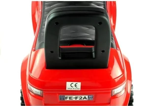 Import LEANToys Jeździk dla Malucha 613W Gra + Świeci Czerwony 2889 - Jeździki dla dzieci - miniaturka - grafika 5