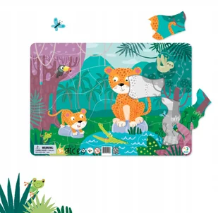 Puzzle ramkowe Lamparty 21 elementów - Puzzle Puzzle ramkowe Lamparty 21 elementów - Puzzle - miniaturka - grafika 1