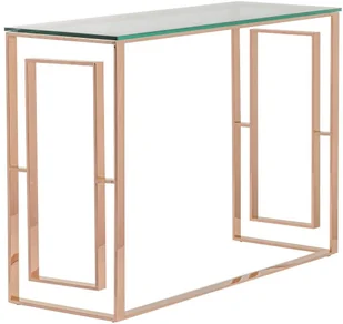 Dekoria.pl Dekoria.pl Konsola Eternic rose gold 120x40x80cm 120 × 40 × 80 cm 006-598 - Konsole i sekretarzyki - miniaturka - grafika 2