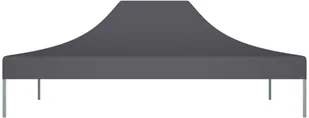 vidaXL Dach do namiotu imprezowego, 4,5 x 3 m, antracytowy, 270 g/m - Pawilony ogrodowe - miniaturka - grafika 9