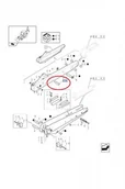 Części i akcesoria do maszyn rolniczych - NEW HOLLAND CASE Sworzeń ramienia koparki CNH 44.92x208mm - 87577359 87577359 - miniaturka - grafika 1