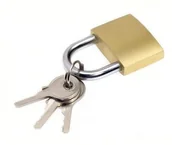 Akcesoria rowerowe - Prophete kłódka kłódka, złoty, L, 5140 2048793 - miniaturka - grafika 1