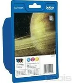 Dodatki do drukarek i skanerów - Brother Atrament PROMO/LC1100 C/MY + papier foto GP71 - miniaturka - grafika 1