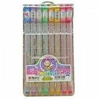 Titanum Długopisy żelowe brokatowe M&amp;G 8 kolorów - Długopisy - miniaturka - grafika 2