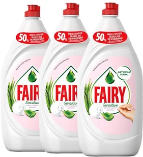 3 x FAIRY Płyn do mycia naczyń Aloe i Pink 1350ml - Inne artykuły czyszczące - miniaturka - grafika 3