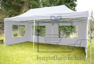 Garthen Pawilon ogrodowy rozkładany 3 x 6 m - biały - Pawilony ogrodowe - miniaturka - grafika 7