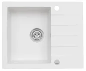 Zlewozmywaki - AXIS Zlewozmywak Granitowy MOJITO 20 biały (108) mojito20bi - miniaturka - grafika 1