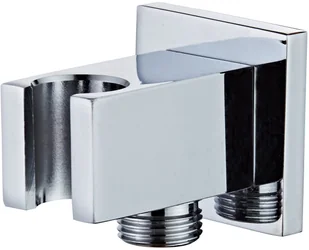 Laveo Laveo Kvadrato - przyłącze kątowe z uchwytem na słuchawkę chrom NPQ 060K - Akcesoria hydrauliczne - miniaturka - grafika 5