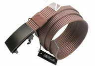 Paski - Arucce (PL) Elegancki Pasek Parciany Arucce (PL) Mocny PARCIAK 35 mm Z WIZYTOWĄ Klamrą SAMOZACISKOWĄ Brązowy - miniaturka - grafika 1