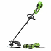 Podkaszarki - Greenworks Tools GD40BCK2X akumulatorowa podkaszarka do trawy i kosa 2 w 1 GD40BCK2X (Li-Ion 40 V, 40 cm/25 cm szerokość cięcia 2 mm, żyłka / nóż 5300 obr./min, regulowany dodatkowy uchwyt, bezszczotk - miniaturka - grafika 1