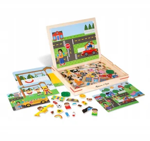 Melissa Magnetyczna Układanka z Planszami Miasto - Układanki dla dzieci - miniaturka - grafika 2