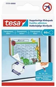 Taśmy klejące - TESA Tack dwustronne płatki samoprzylepne (do przezroczystych powierzchni i szkła) 60 sztuk 77731-00000-01 - miniaturka - grafika 1