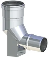 Akcesoria grzewcze - Jeremias Kolano rozszerzające 87° z podporą 60/80 ALBI-TN06E060080 - miniaturka - grafika 1