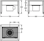 Zlewy i komory gospodarcze - Franke Urządzenie do mycia butów SIRIUS 1 stanowisko SIRX711C - miniaturka - grafika 1