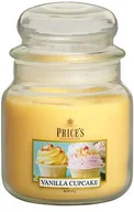 Świece - Price's Candles Prices Candles Świeca w szklanym słoju Babeczka waniliowa 411 g - miniaturka - grafika 1