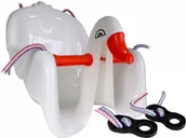 Place zabaw - 3TOYSM HUŚTAWKA OGRODOWA DLA DZIECI ŁABĘDŹ KUBEŁKOWA 10M+ H5 - miniaturka - grafika 1