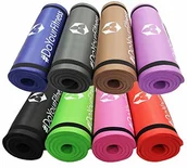 Maty do jogi - #DoYourFitness Mata do ćwiczeń Yamuna, gruba i miękka, idealna do ćwiczeń gimnastycznych, pilates i jogi, wymiary 183 x 61 x 1,5 cm, fioletowa 4251100665088 - miniaturka - grafika 1