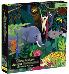 Mudpuppy Puzzle świecące w ciemności 500 elementów. Dżungla - Puzzle - miniaturka - grafika 5