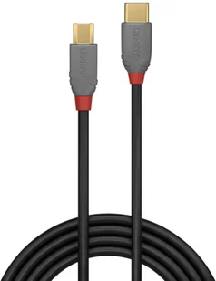 LINDY 1 m USB 2.0 typ C na Micro-B kabel Anthra Line - kabel - cyfrowy/dane, 36891 36891 - Kable USB - miniaturka - grafika 3