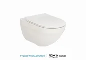 Miski WC - Roca HEBE miska wisząca z deską wolnoopadającą SLIM A34H138000 A34H138000 - miniaturka - grafika 1