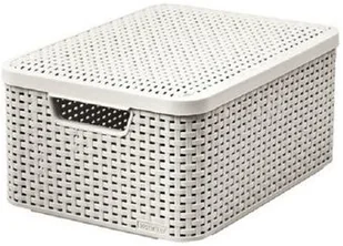 Curver STYLE M Pudełko z pokrywką kremowy 205848 - Akcesoria łazienkowe - miniaturka - grafika 5